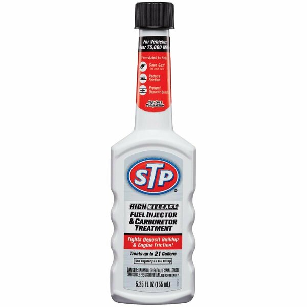 Stp 5.25 Oz. High Mileage Fuel Injector & Carburetor Treatment 18311